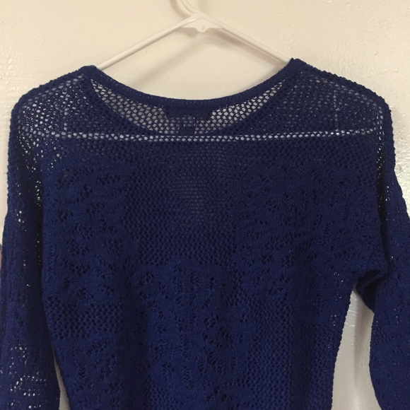 INC Knit Top, Blue, Size PL - Picture 6 of 10